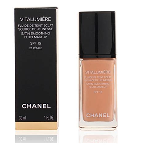 chanel vitalumiere foundation 25 petale|chanel foundation comparison chart.